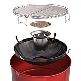 Barbecook Edson Red Holzkohlegrill rot - 8