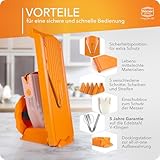 Börner V3 V-Hobel Profi Set orange, Gurkenhobel Gemüsehobel Gemüseschneider Pommesschneider - 4