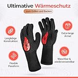 Grill Master Grillhandschuhe Hitzebeständig bis 800°C - 2