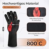 Grill Master Grillhandschuhe Hitzebeständig bis 800°C - 3