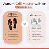Grill Master Grillhandschuhe Hitzebeständig bis 800°C - 6