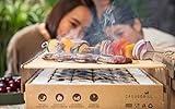 CasusGrill Einweg-Grill: Tragbarer Mini-Grill Aus Natürlichen Materialien - 5