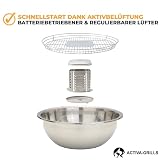 ACTIVA Camping Grill Airbroil Holzkohlegrill für ein gelungenes Barbecue inkl. Tasche - 2