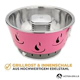 ACTIVA Camping Grill Airbroil Holzkohlegrill für ein gelungenes Barbecue inkl. Tasche - 3