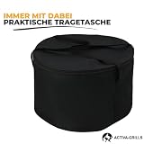 ACTIVA Camping Grill Airbroil Holzkohlegrill für ein gelungenes Barbecue inkl. Tasche - 5