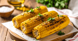 gegrillte maiskolben