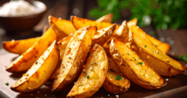 country potatoes Kartoffelspalten